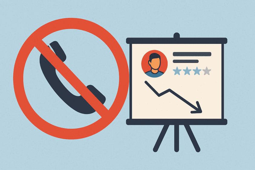 bad recruitment tactic - cold calling